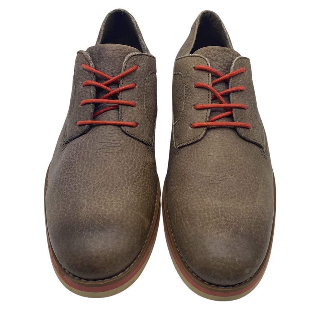 Wolverine 1883 Mens Shoes Leather Oxfords Sz 9 Brown Green Flat Dress Lace Up - Picture 5 of 12